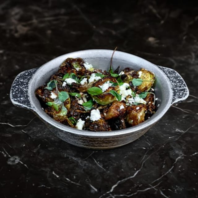 Southern Hot Honey Brussel Sprouts.