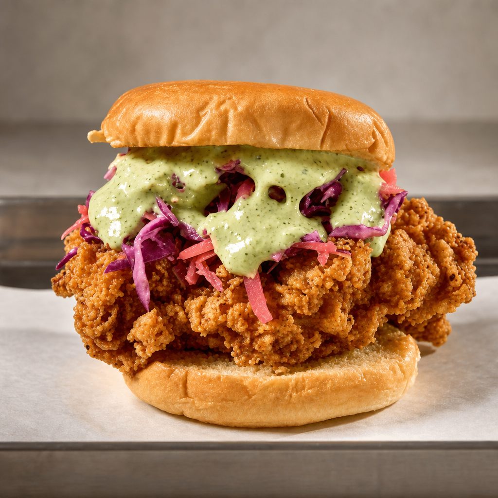 Hot Honey Chicken Sandwich.