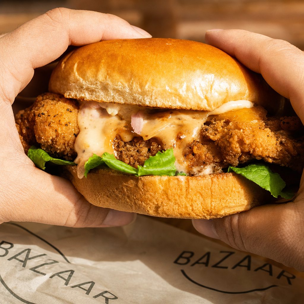 Cajun Catfish Sandwich.