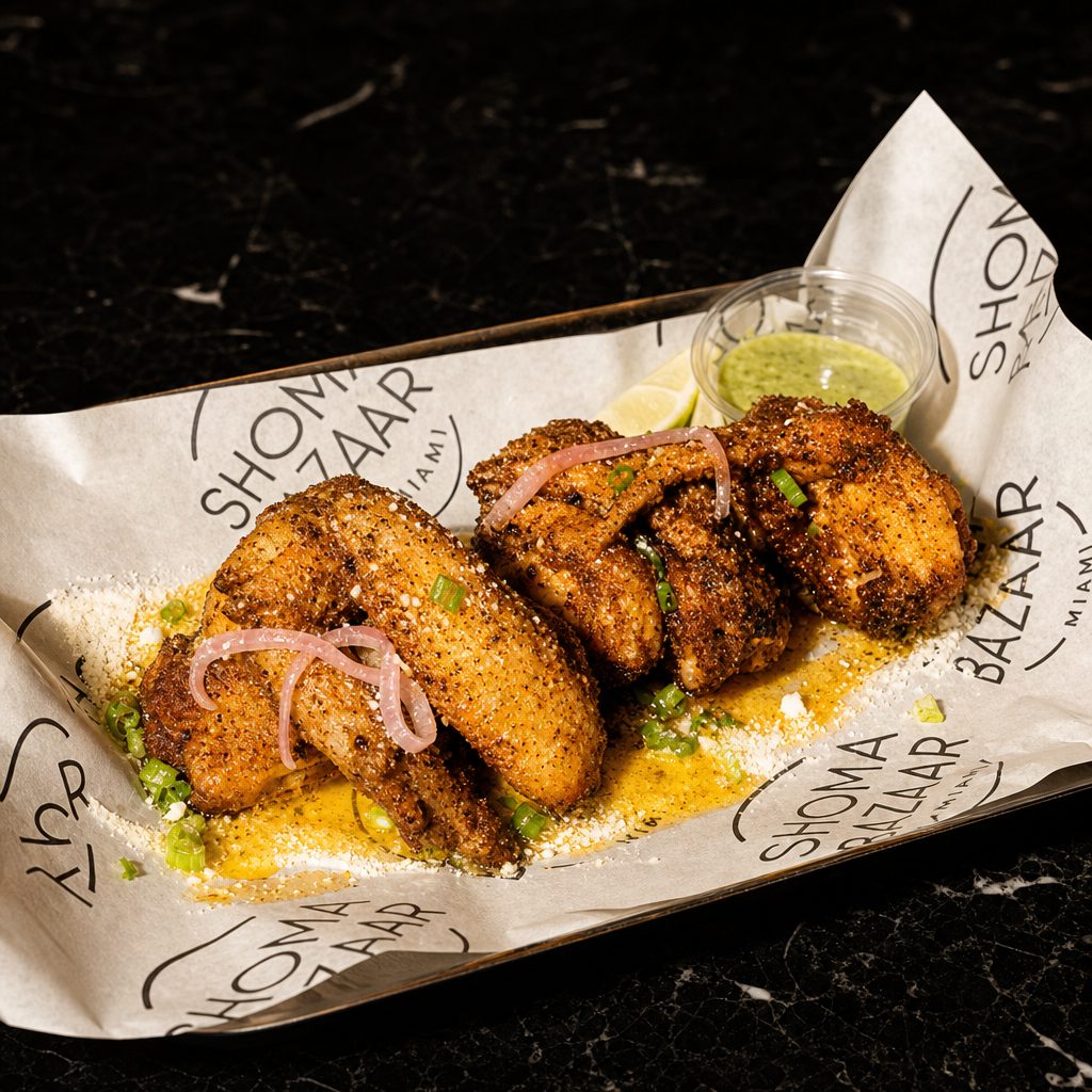 Lemon Pepper Parmesan Wings.