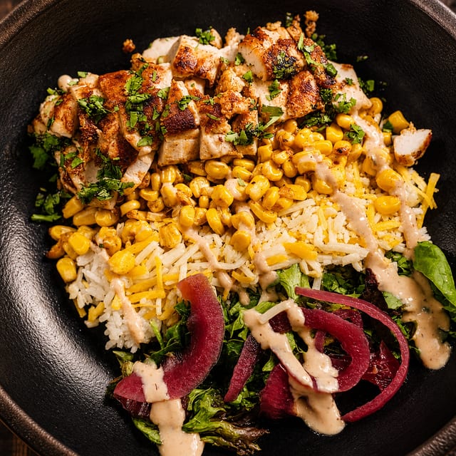 Power Protein Roasted Chicken Chipotle Bowl.